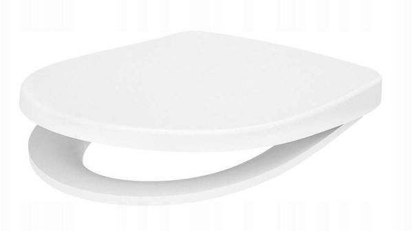 Deska sedesowa Cersanit CERSANIA SLIM WRAP duroplastowa, antybakteryjna, wolnoopadająca z funkcją łatwego wypinania jednym przyciskiem (K98-0241) [outlet]