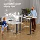 DESK FRAME MOTORISED/BLACK CDF222E-B ONKRON