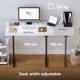 DESK FRAME MOTORISED/BLACK CDF222E-B ONKRON