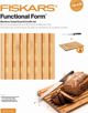 Fiskars Ξύλινη Επιφάνεια Κοπής Μπαμπού Functional Form Με Μαχαίρι Ψωμιού, 35x25x1.5cm
