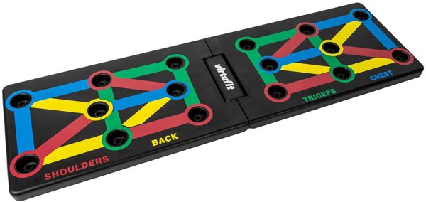 Deska do pompek VirtuFit 12w1 uchwyty treningowe push up 150 kg