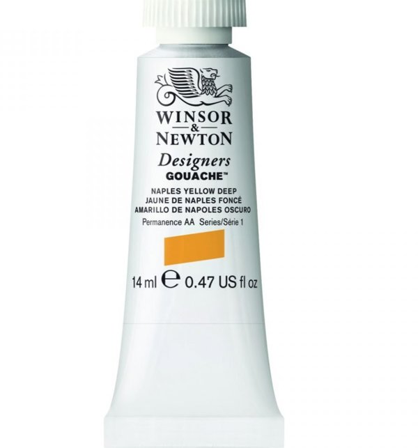 Designers Gouache 14ml Naples Yellow Deep 425