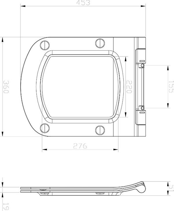 Κάθισμα τουαλέτας Ravak Classic (X01673)