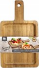 Excellent Houseware Επιφάνεια Κοπής & Σερβιρίσματος από Ξύλο Ακακίας, Σετ 2 Τεμάχια