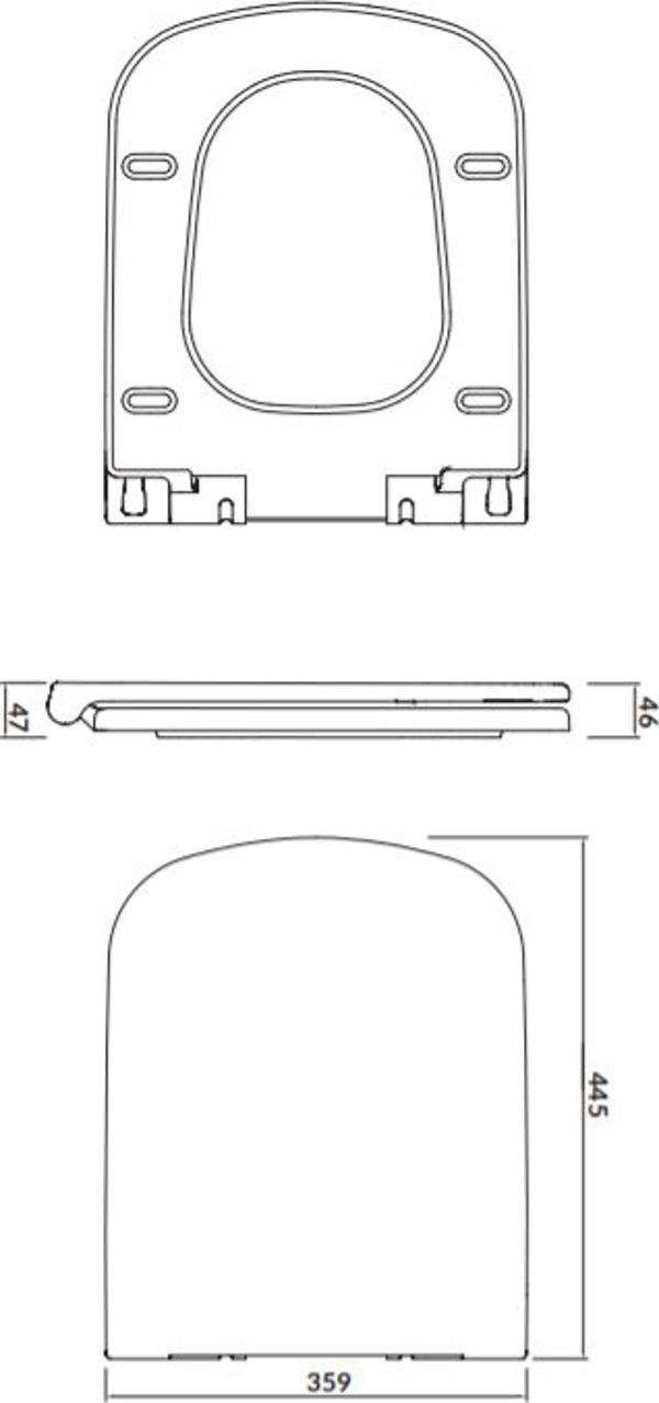 Κάλυμμα λεκάνης Cersanit Colour (K98-0092)