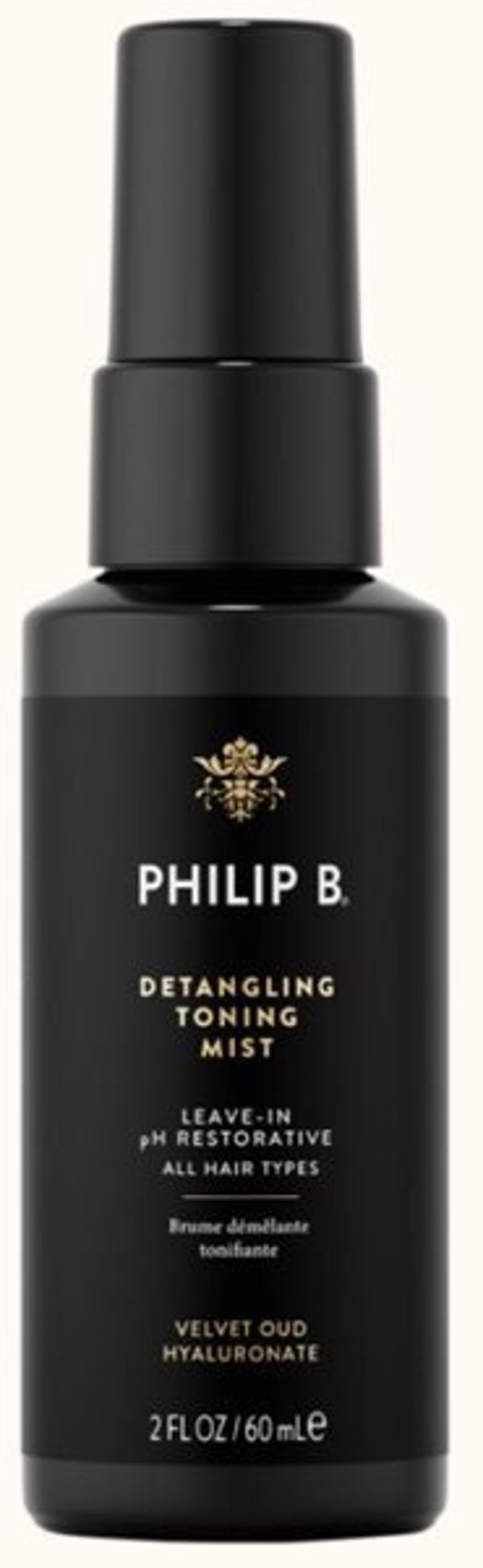 Philip B Velvet Oud Detangling Toning Mist 60ml - Τονωτικό Σπρέι για Ξεμπέρδεμα Μαλλιών