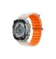 Devia Pasek Deluxe Sport6 do Apple Watch 44mm/45mm/46mm/49mm Jasny Szary-Pomaranczowy