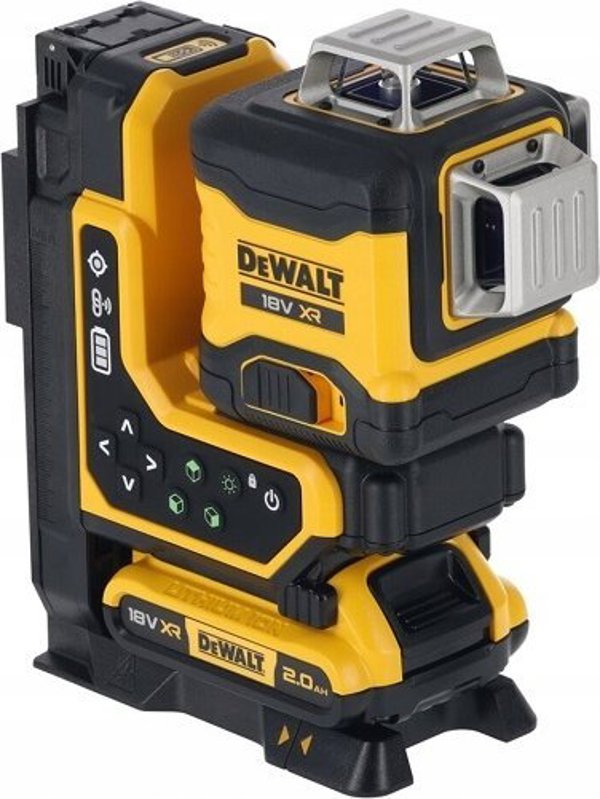 DeWalt DCLE34035D1 Γραμμικό Λέιζερ 18V Πράσινο 3x360° με 1x2.0Ah Μπαταρία