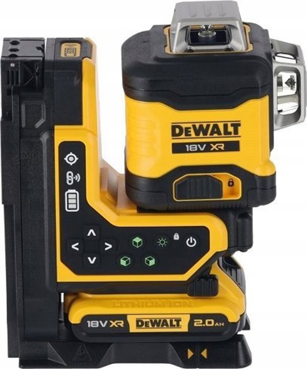 DeWalt DCLE34035D1 Γραμμικό Λέιζερ 18V Πράσινο 3x360° με 1x2.0Ah Μπαταρία