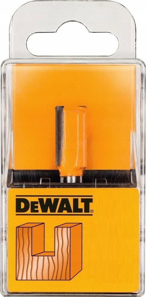 Dewalt Φρέζα Ευθείας Κοπής 16mm, Άξονας 8mm, Μήκος Εργασίας 20mm με Τεχνολογία Anti-kickback για Laminate