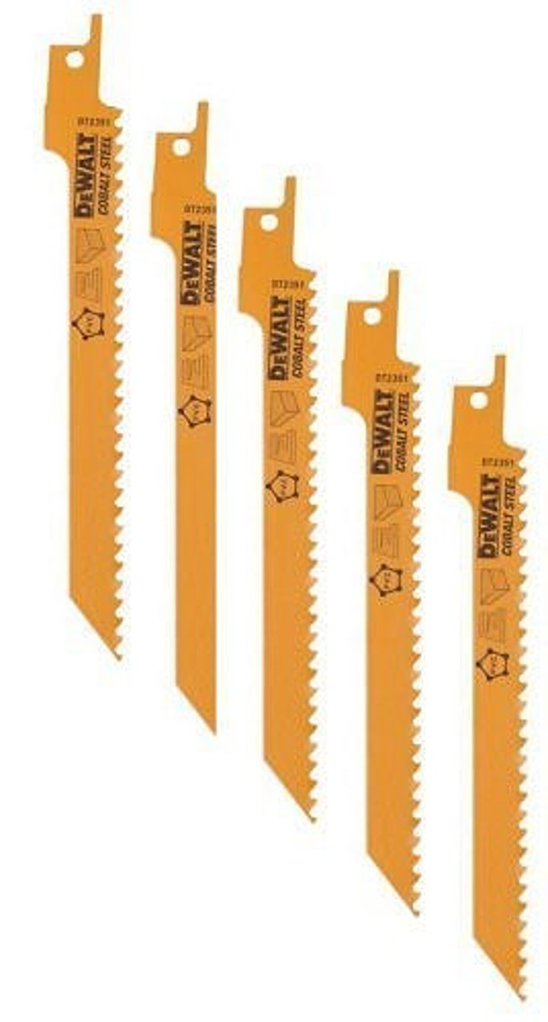 Dewalt Λεπίδες Σπαθόσεγας DT2351 για Μέταλλο, Κοβάλτιο, 152mm, 2 Τεμάχια