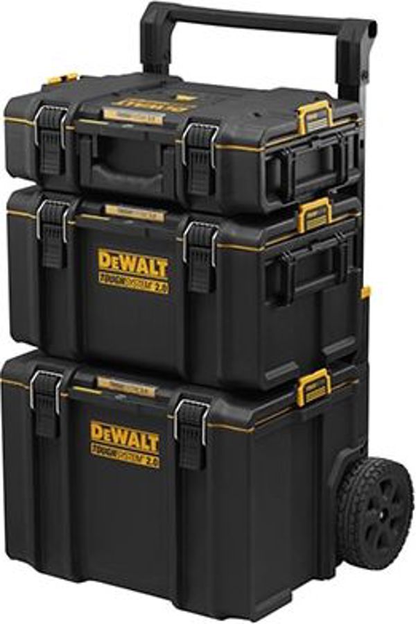 Dewalt Εργαλειοθήκη Με Ρόδες DWST83402-1, TSTAK, Αδιάβροχη, Με Τηλεσκοπική Λαβή, 8 Ιντσών