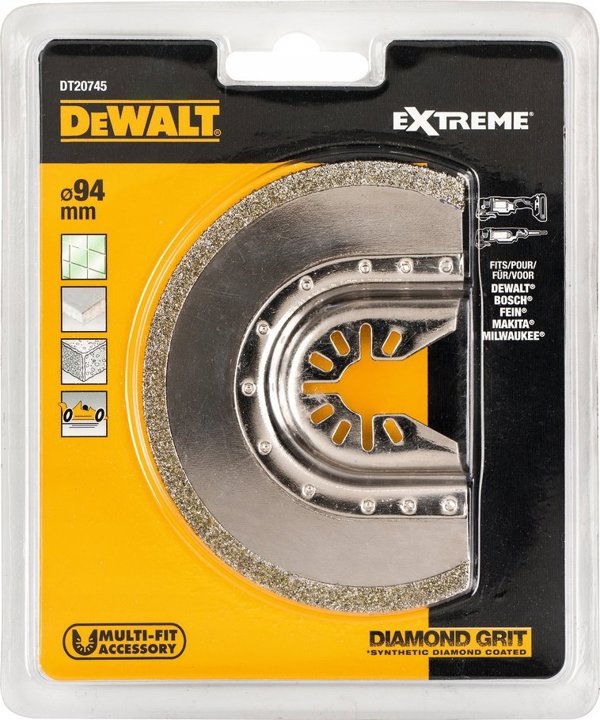 Dewalt Πριονόλαμα Πολυεργαλείου για Κεραμικά & Σκυρόδεμα 94mm DIAM