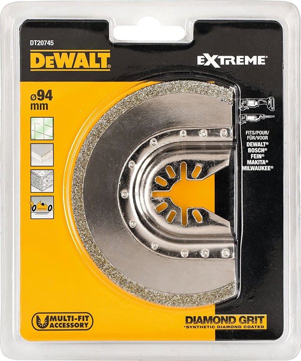 Dewalt Πριονόλαμα Πολυεργαλείου για Κεραμικά & Σκυρόδεμα 94mm DIAM