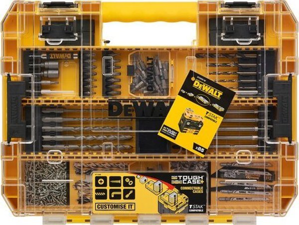 Dewalt Σετ Αξεσουάρ & Τρυπάνια 85 Τεμαχίων για Πέτρα και Μέταλλο 8450447