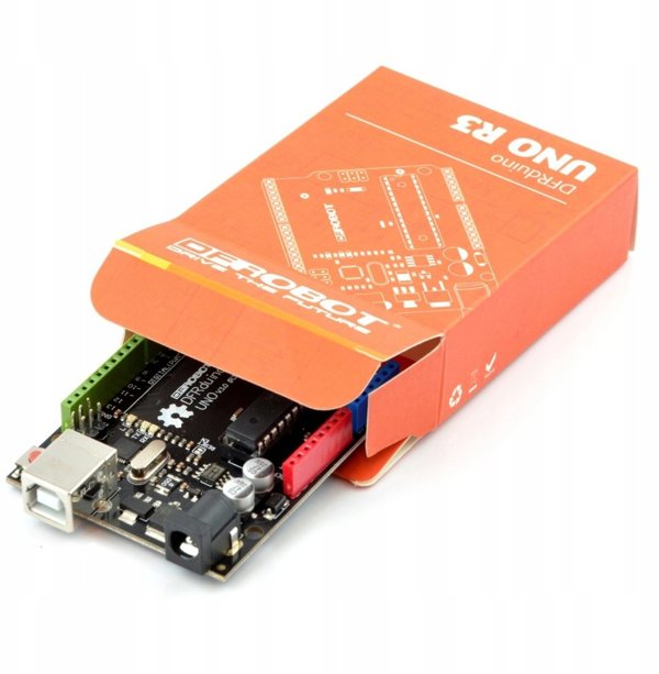 Dfrobot DFRduino Uno v3 - suderinamas su Arduino
