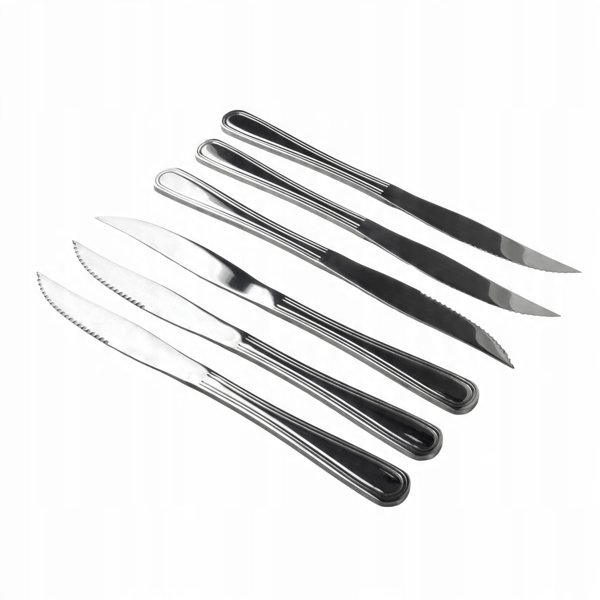 Σετ 6 μαχαιριών 22,8cm για μπριζόλες με ανάγλυφο DHALIA DAISY