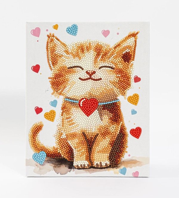 DIAMOND DOTZ Adults Canva Darling Kitty (018-DD342003)