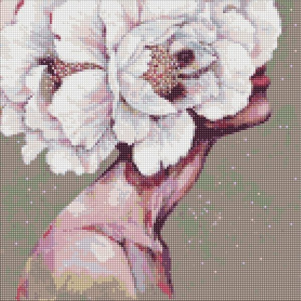 Diamentowa mozaika - Wytworna dziewczyna 40x40cm