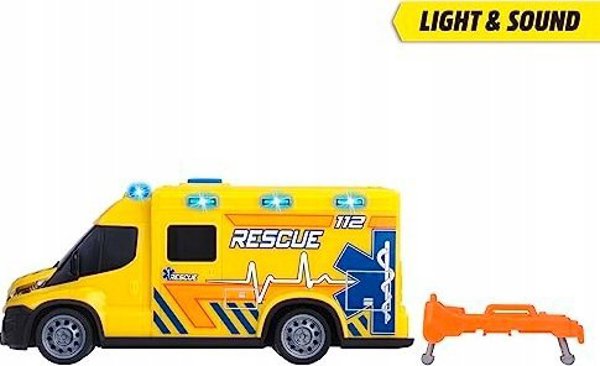 Dickie Pojazdy SOS Iveco Ambulans, 18 cm