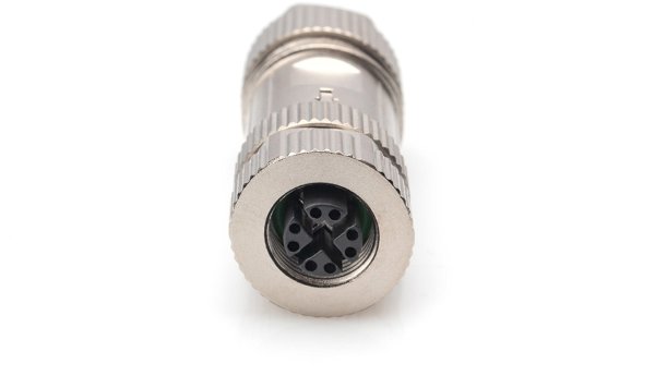 Digitus Gniazdo M12 X-kodowane, konfigurowalne na miejscu, IP67, Cat.6A