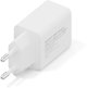 DIGITUS USB Ladeger�t 20W 1x USB-C 1x USB-A Weiss