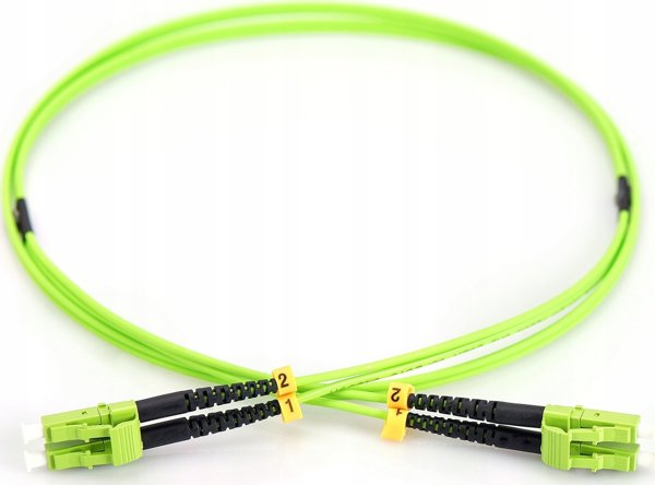 Digitus Οπτικό Καλώδιο Patch LC/LC OM5 50/125µ Duplex 10m, LSZH, Πράσινο