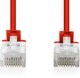 Καλώδιο Δικτύωσης Digitus CAT6 U/UTP Slim Patch 5m, Κόκκινο