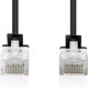Digitus Καλώδιο Δικτύου CAT6 U/UTP Slim Patch, 2m, Μαύρο