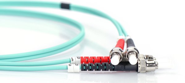Digitus Καλώδιο Δικτύωσης Fiber Optic Patch Cord, ST/ST, Multimode OM3, 50/125 μm, Duplex, 10m, Μπλε