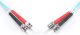 Digitus Καλώδιο Δικτύωσης Fiber Optic Patch Cord, ST/ST, Multimode OM3, 50/125 μm, Duplex, 10m, Μπλε