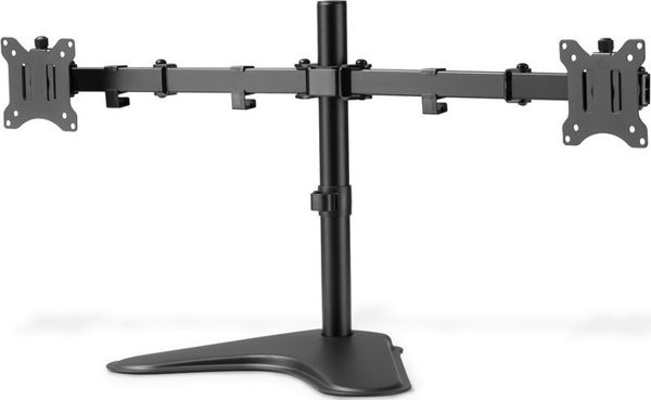 Digitus Επιτραπέζια Βάση για 2 Οθόνες 15" - 32" DA-90401, Ρυθμιζόμενος Βραχίονας Γραφείου