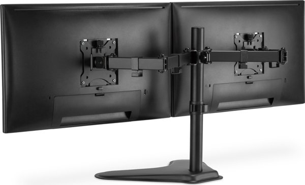 Digitus Επιτραπέζια Βάση για 2 Οθόνες 15" - 32" DA-90401, Ρυθμιζόμενος Βραχίονας Γραφείου