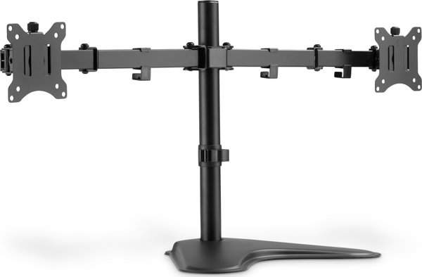 Digitus Επιτραπέζια Βάση για 2 Οθόνες 15" - 32" DA-90401, Ρυθμιζόμενος Βραχίονας Γραφείου