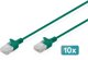 Digitus Καλώδιο Δικτύου CAT6 U/UTP Slim Patch, 5m, Γκρι