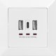 Digitus Φορτιστής Τοίχου με 2 Θύρες USB-A και 1 USB-C, 3.1A, Λευκός