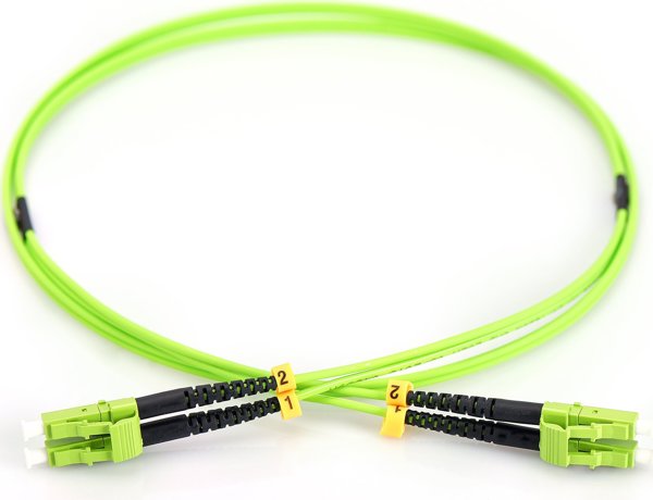 Digitus Καλώδιο Patch Οπτική Ίνα LWL LC/LC OM5 Duplex 50/125µ, 5m, Πράσινο, LSOH