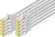 Digitus Καλώδιο Patch CAT 6A S/FTP, 0.5m, Γκρι, LSZH, Θωρακισμένο