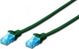 Καλώδιο Patch Digitus DIGITUS CAT 5e UTP PVC AWG 26/7 μήκος 1,5m Χρώμα μπλε 9009809 4016032317968