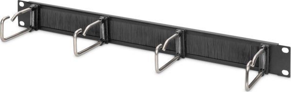 Digitus Πάνελ Διαχείρισης Καλωδίων Rack 19", 1U, Μαύρο