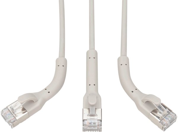 Digitus Γωνιακό καλώδιο δικτύου CAT 6A F-FTP, χαλκός, 5 m, γκρι