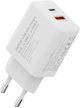 DIGITUS USB GaN Ladeger�t 30W 1x USB-C 1x USB-A Weiss