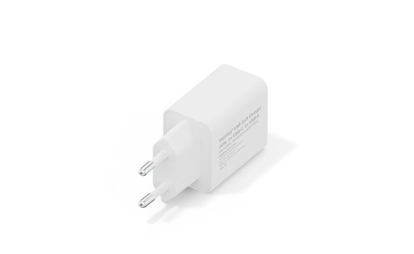 DIGITUS USB GaN Ladeger�t 30W 1x USB-C 1x USB-A Weiss
