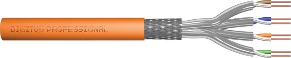 Digitus Καλώδιο Εγκατάστασης CAT 7 S-FTP, 1200 MHz, 10GBit, 25m, Dca-s1a, Γκρι