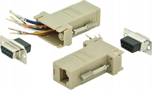 Digitus Αντάπτορας RS 232 DB9 σε RJ45 Modular, Θηλυκός (F)