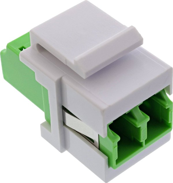Digitus Keystone Snap-in Σύνδεσμος Οπτικών Ινών, Duplex LC/LC, Single Mode, Κεραμικός, Λευκός