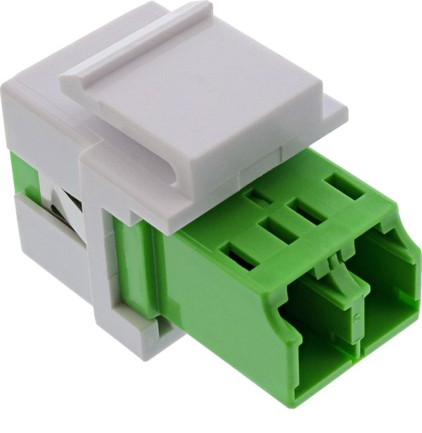 Digitus Keystone Snap-in Σύνδεσμος Οπτικών Ινών, Duplex LC/LC, Single Mode, Κεραμικός, Λευκός