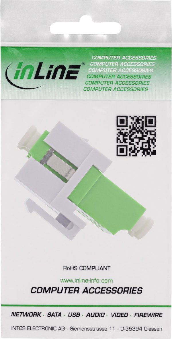 Digitus Keystone Snap-in Σύνδεσμος Οπτικών Ινών, Duplex LC/LC, Single Mode, Κεραμικός, Λευκός