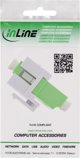 Digitus Keystone Snap-in Σύνδεσμος Οπτικών Ινών, Duplex LC/LC, Single Mode, Κεραμικός, Λευκός
