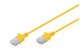 Digitus Καλώδιο Δικτύωσης CAT6 U/UTP Slim Patch 3m Κίτρινο